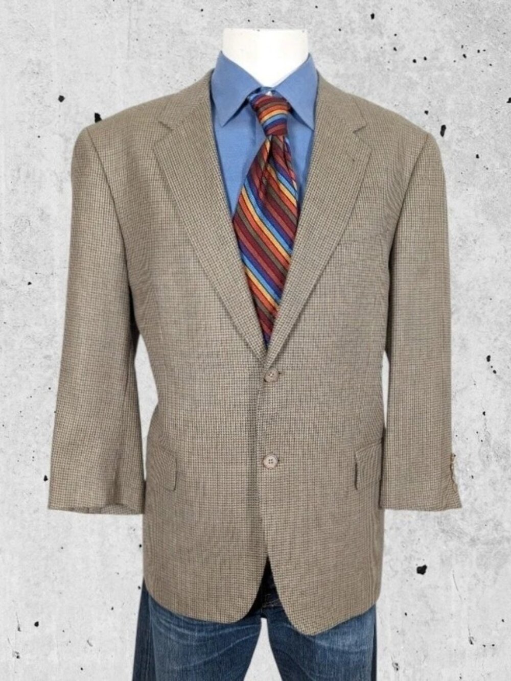 Joseph Abboud Men's Blazer Sport Coat Sports Jacket Size 42 S Houndstooth